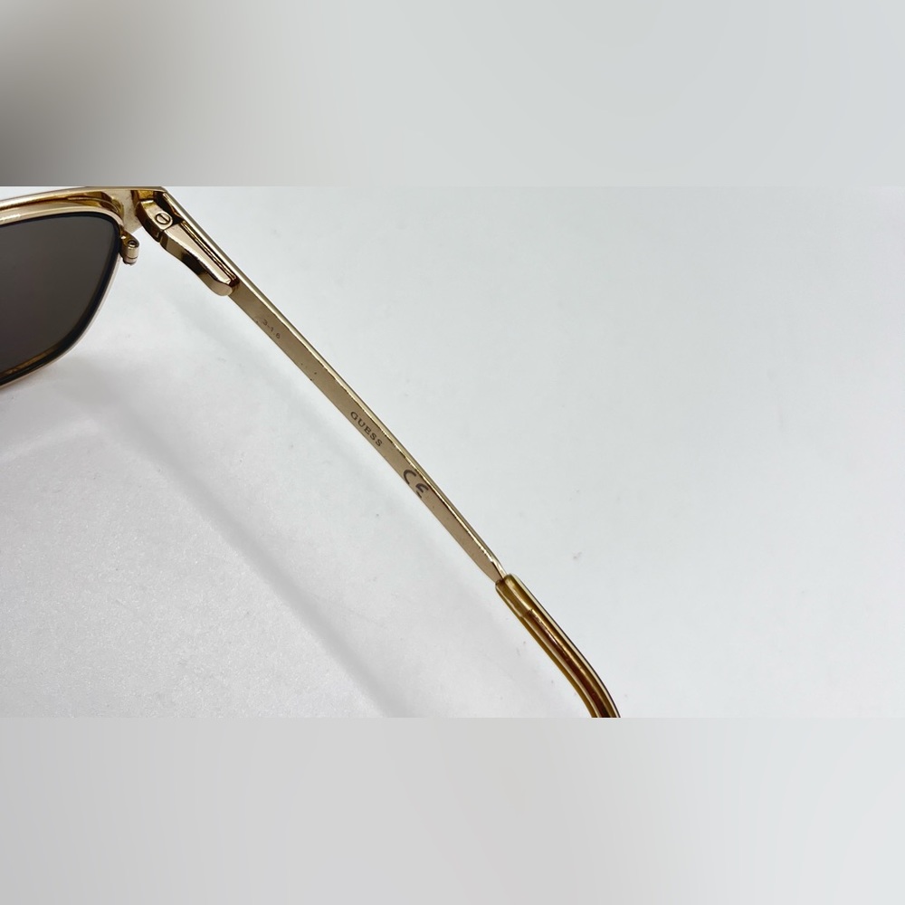 Guess GU2550 Black Gold Oval Sunglasses Frames Only - Picture 7 of 8
